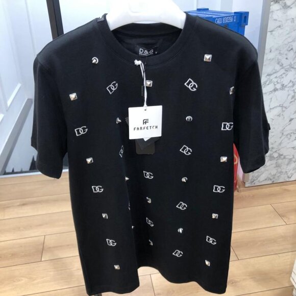 Short sleeve black Men's T-Shirt Dolce & Gabbana
